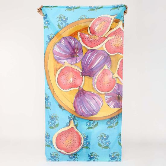  비스마야 머플러/스카프 Vismaya 미션 무화과 랩 블루 - VISMAYA