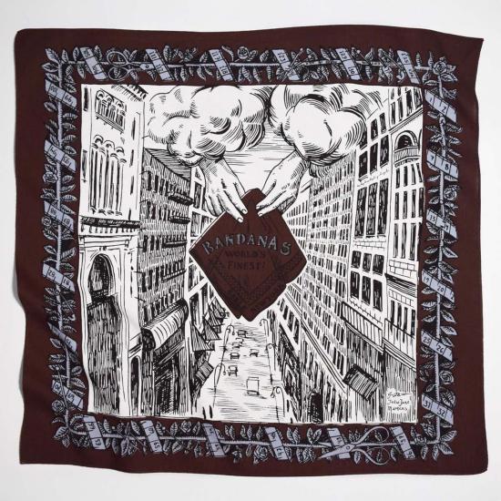  Sable 머플러/스카프 세이블 오드 투 더 가먼트 디스트릭트 반다나