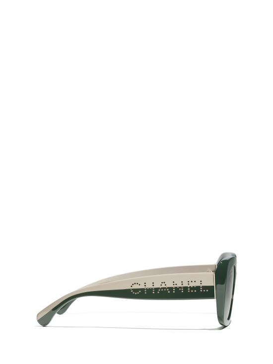 26FW 샤넬 선글라스 CH5563B 17029A GREEN - CHANEL