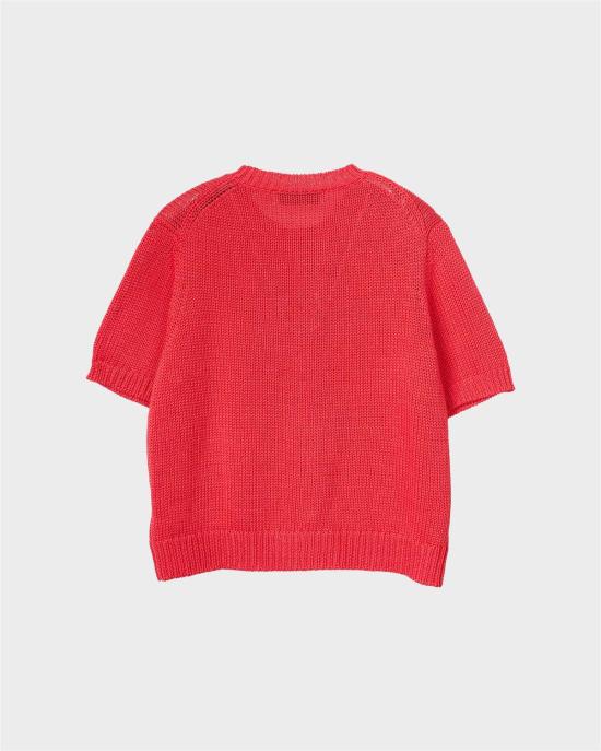  사야카 다비스 뉴욕 가디건 사야카 데이비스 뉴욕 테이프 얀 카디건 (버밀리온 색상) - SAYAKA DAVIS NEW YORK