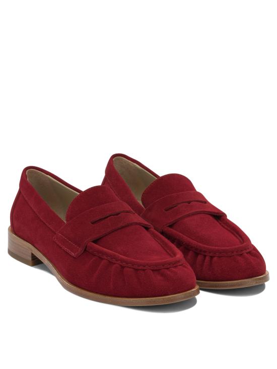 26SS 스트레티지아 로퍼 A6101VELOUR ROSSO Red - STRATEGIA