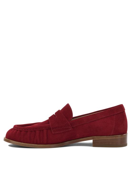 26SS 스트레티지아 로퍼 A6101VELOUR ROSSO Red - STRATEGIA