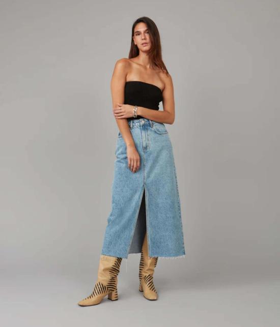  Lola Denim 데님 스커트 롤라 데님 할스톤 - OTHER BRANDS