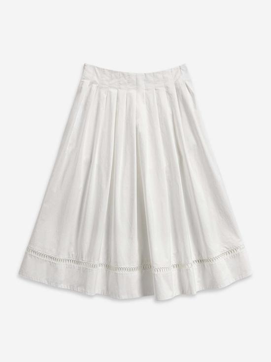  퓨처 클래식스 미디 스커트 퓨처 클래식 플리츠 플레어 스커트 - FUTURE CLASSICS