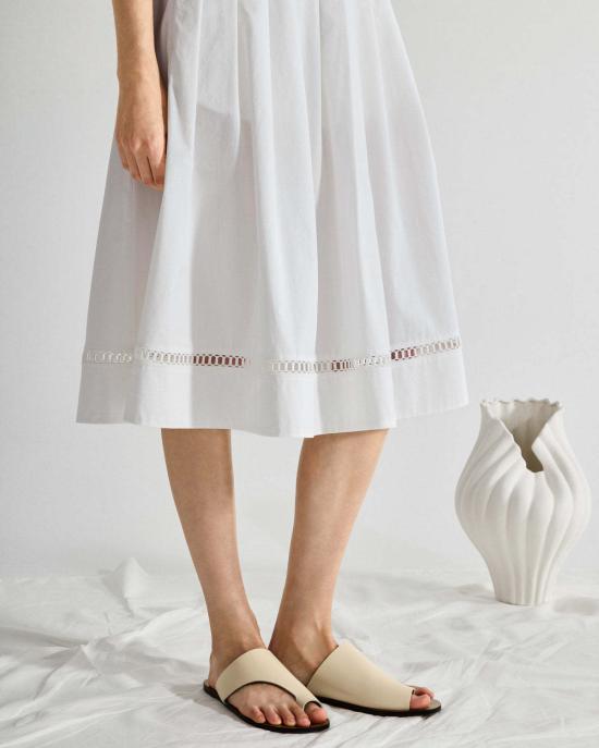  퓨처 클래식스 미디 스커트 퓨처 클래식 플리츠 플레어 스커트 - FUTURE CLASSICS