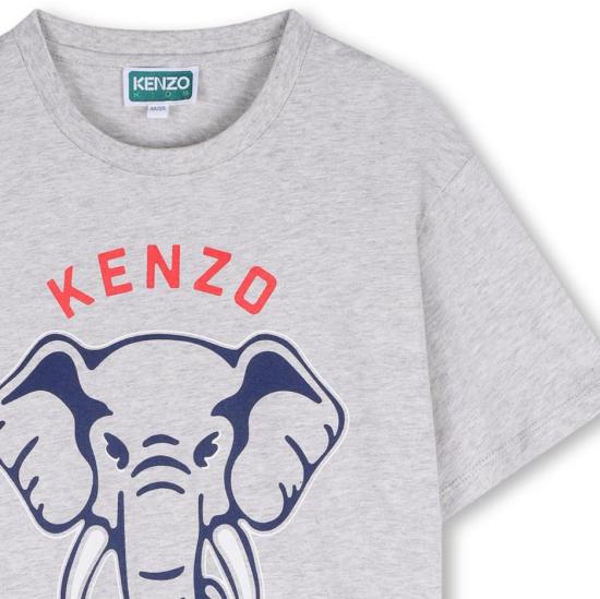 26SS [키즈] 겐조 티셔츠 K61868 A16 Grey - KENZO