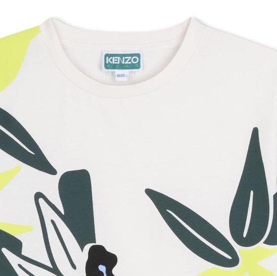 26SS [키즈] 겐조 티셔츠 K61885 117 Beige - KENZO