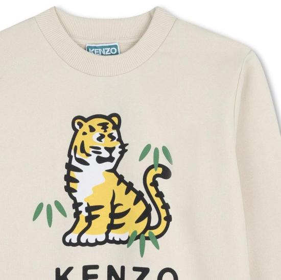 26SS [키즈] 겐조 니트/스웻셔츠 K61879 255 Stone - KENZO