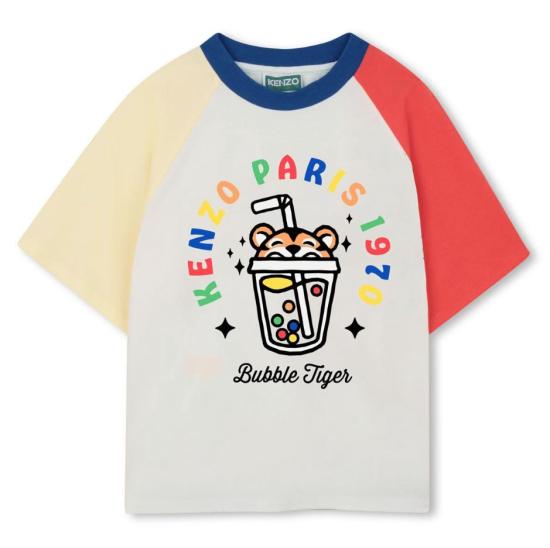 26SS [키즈] 겐조 티셔츠 K61852 117 Beige