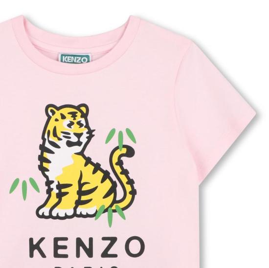 26SS [키즈] 겐조 티셔츠 K61809 45B Pink - KENZO