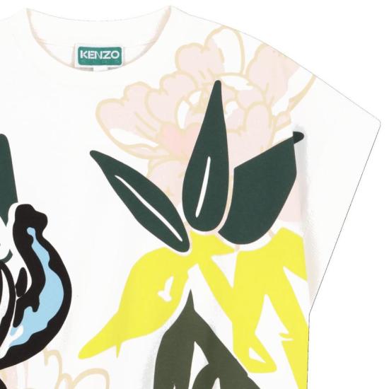 26SS [키즈] 겐조 티셔츠 K61754 117 Beige - KENZO