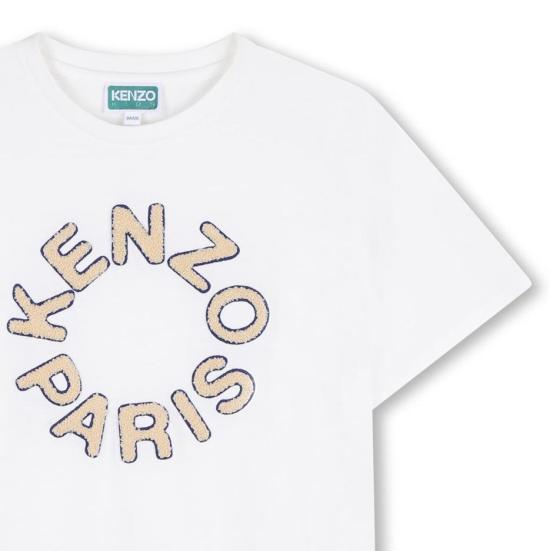 26SS [키즈] 겐조 티셔츠 K61699 117 Beige - KENZO