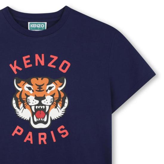26SS [키즈] 겐조 티셔츠 K61676 84N Blue - KENZO