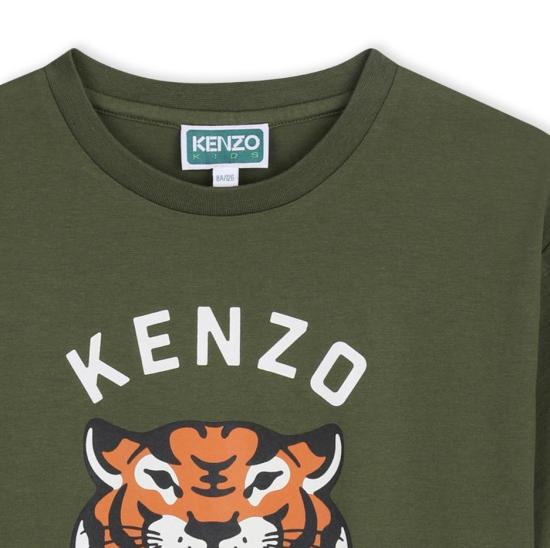 26SS [키즈] 겐조 티셔츠 K61676 64B Green - KENZO