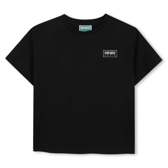 26SS [키즈] 겐조 티셔츠 K61681 09B Black