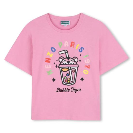 26SS [키즈] 겐조 티셔츠 K61769 47F Pink