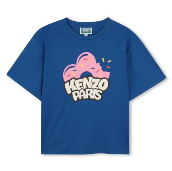 26SS [키즈] 겐조 티셔츠 K61766 871 Blue