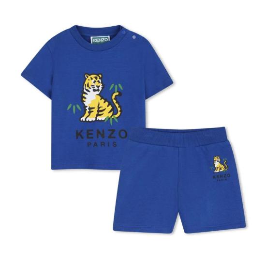 26SS [키즈] 겐조 캐주얼 세트 K61867 871 Blue