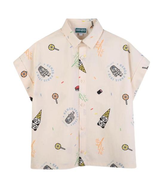 26SS [키즈] 겐조 셔츠 K61628 208 Beige