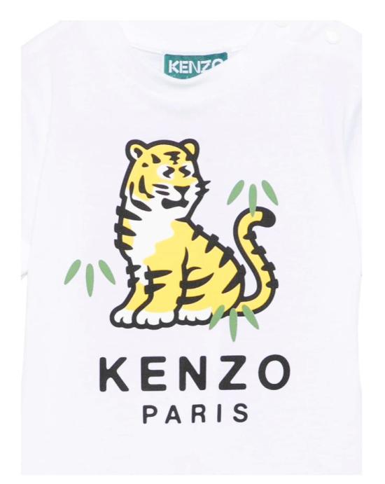 26SS [키즈] 겐조 티셔츠 K61866 10P White - KENZO
