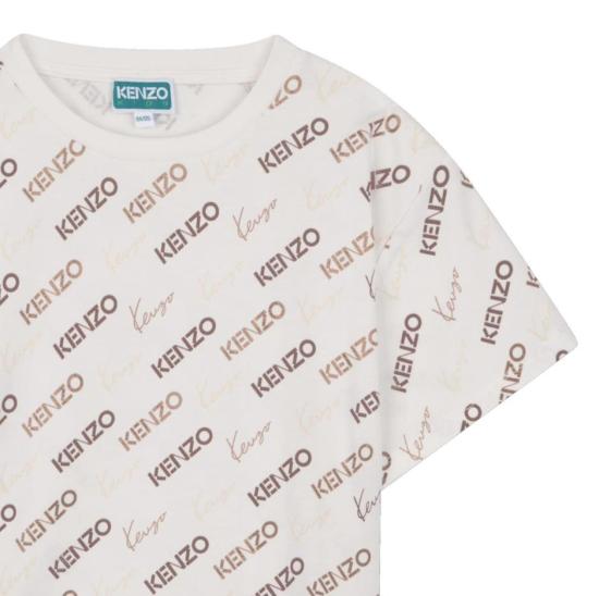 26SS [키즈] 겐조 티셔츠 K61686 117 Beige - KENZO