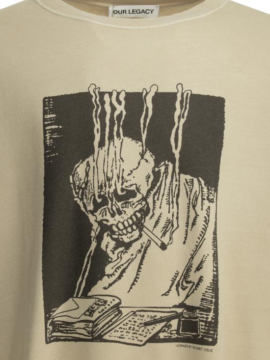 26SS 아워레가시 긴팔 티셔츠 M2266SAANGRY FAN Beige - OUR LEGACY