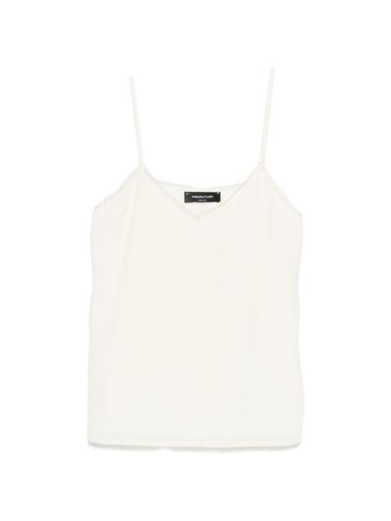 26SS 파비아나 필리피 민소매 티셔츠 TPD276F281 M1520145 Burro