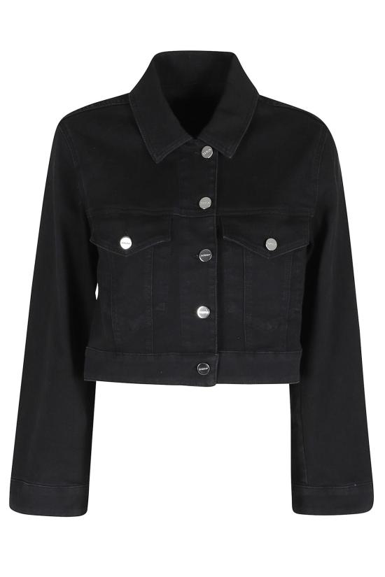  돈답 데님 자켓 Dondup Giubbino 레귤러 인 데님 재킷 Nero