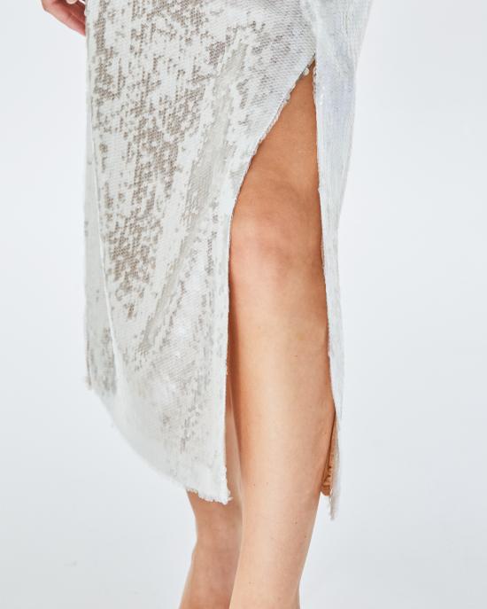  제니 롱 스커트 77AJE374 N0458 bianco BIANCO - GENNY