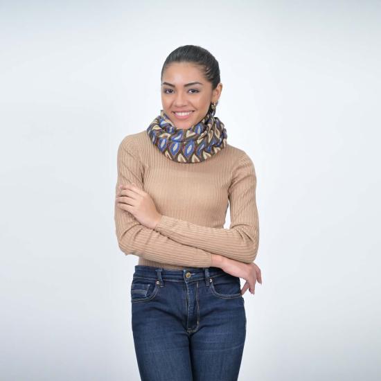  비스마야 머플러/스카프 칼레이도스코프 게이즈 스카프 골든 옐로우 - VISMAYA