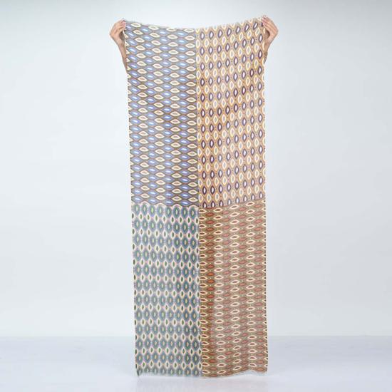  비스마야 머플러/스카프 칼레이도스코프 게이즈 스카프 골든 옐로우 - VISMAYA