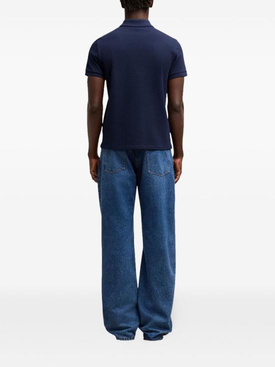 26SS 아미 스몰 하트 로고 폴로 티셔츠 BFUPL001 760430 Blue - AMI