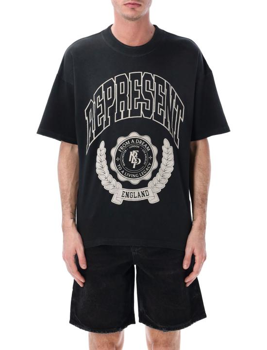  리프레젠트 탑 Represent Legacy Crest 티셔츠 (검정색)