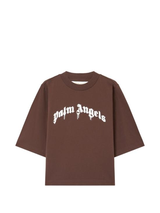 26SS 팜앤젤스 스웨터 PWAA079S26 JER0041003 Black off white - PALM ANGELS
