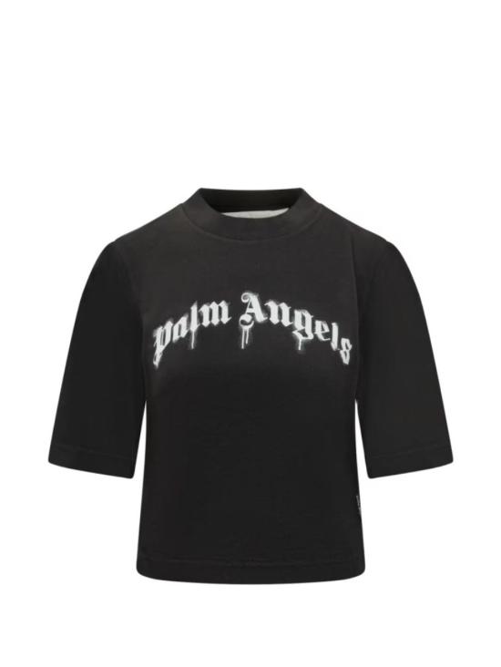 26SS 팜앤젤스 스웨터 PWAA079S26 JER0041003 Black off white - PALM ANGELS