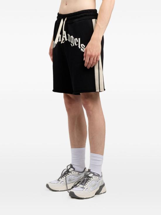 26SS 팜앤젤스 숏팬츠 PMCI02DS26 FLE0011003 Black off white - PALM ANGELS