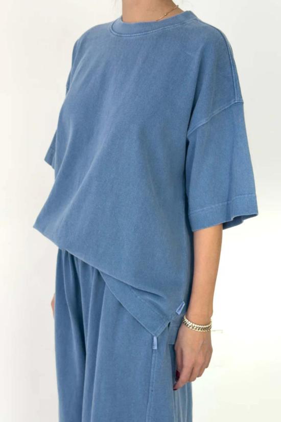  르 본 숍 반팔 티셔츠 제이든 티 콘플라워 블루 - Le Bon Shoppe