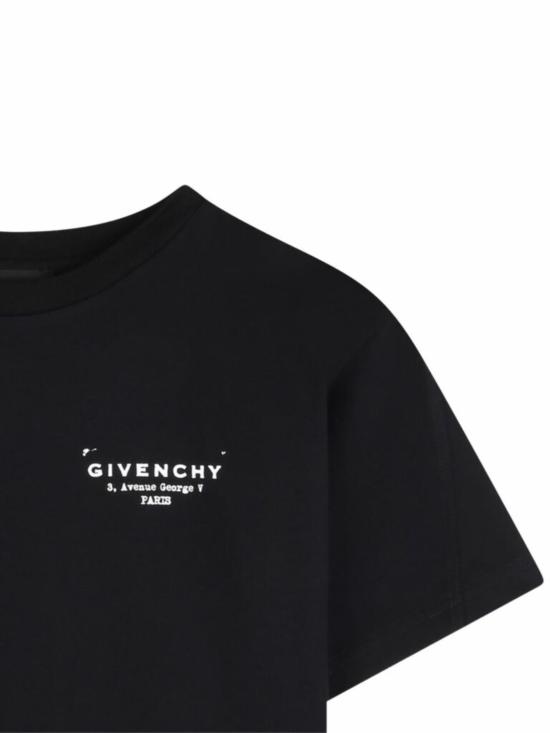 26SS [키즈] 지방시 티셔츠 H31075 09B Black - GIVENCHY