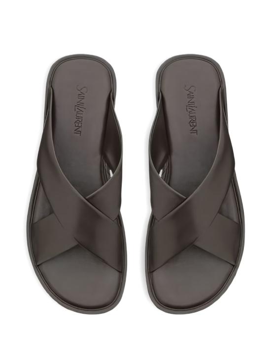 26SS 생로랑 드레스 슈즈 861781 AADF02245 Harris eagle brown - SAINT LAURENT