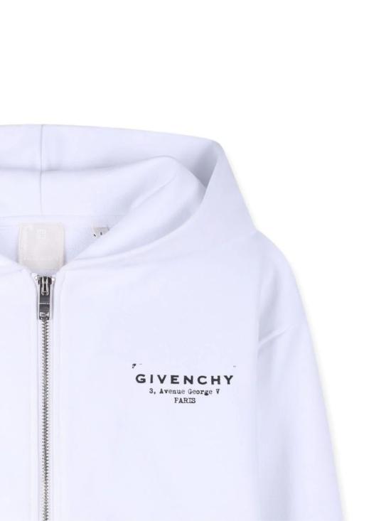 26SS [키즈] 지방시 가디건 H31076 10P White - GIVENCHY