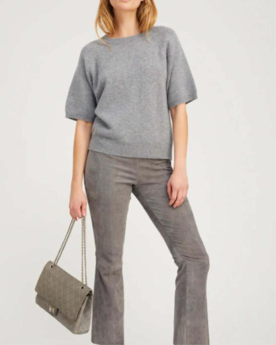  사블린 블라우스 존스 새들 래글런 SS 탑