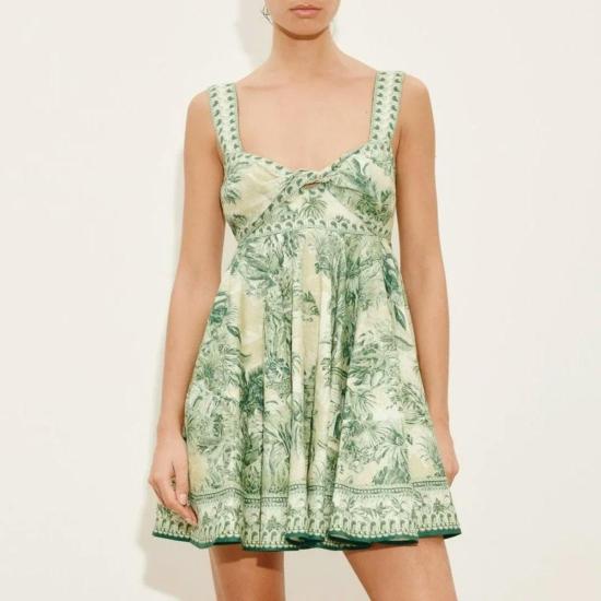  알레메 숏 원피스 알레마이 사라 미니 트위스트 드레스