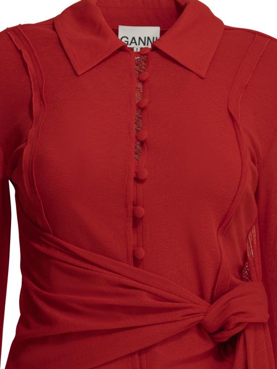 26SS 가니 폴로 티셔츠 A104028606P - GANNI