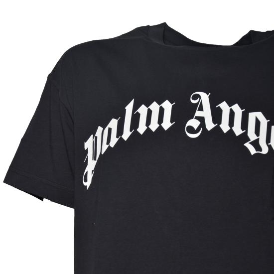 26SS 팜앤젤스 반팔 티셔츠 PMAA109S26JER00G 1003 Nero bianco - PALM ANGELS
