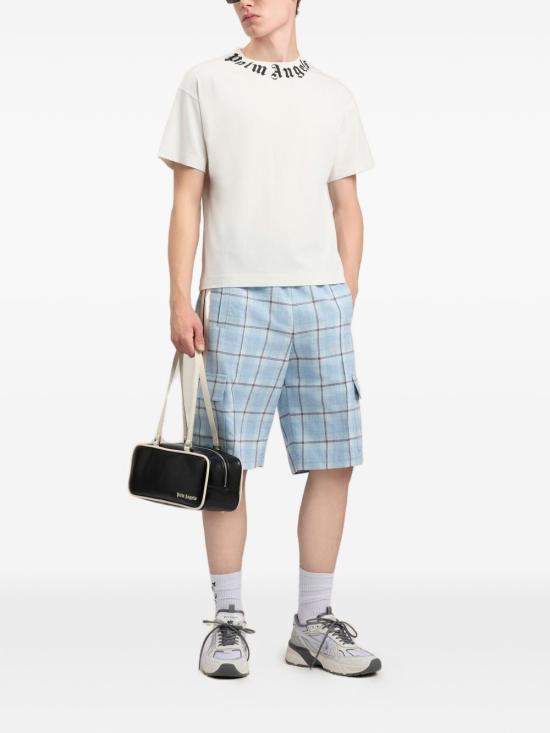 26SS 팜앤젤스 반팔 티셔츠 PMAA109S26JER008 0310 White - PALM ANGELS