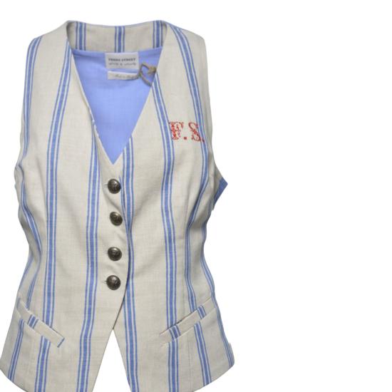 26SS 프론트 스트릿 베스트 36944 00 Corda azzurro - FRONT STREET 8