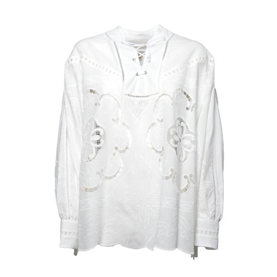 26SS 프론트 스트릿 블라우스 36965 00 White