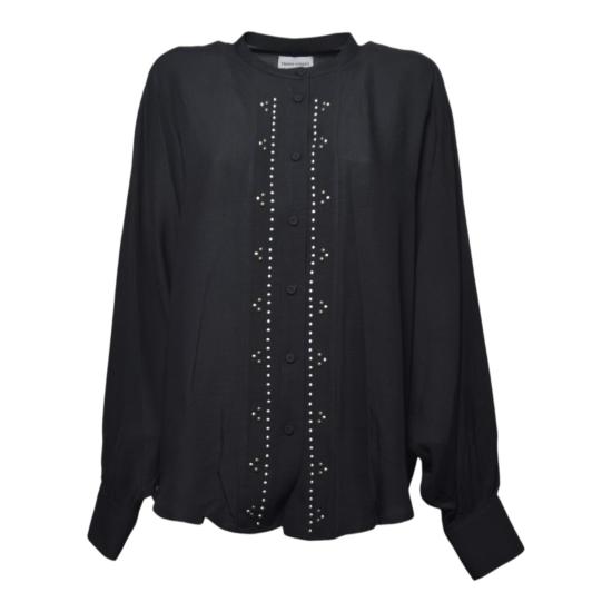 26SS 프론트 스트릿 블라우스 37046 02 Black