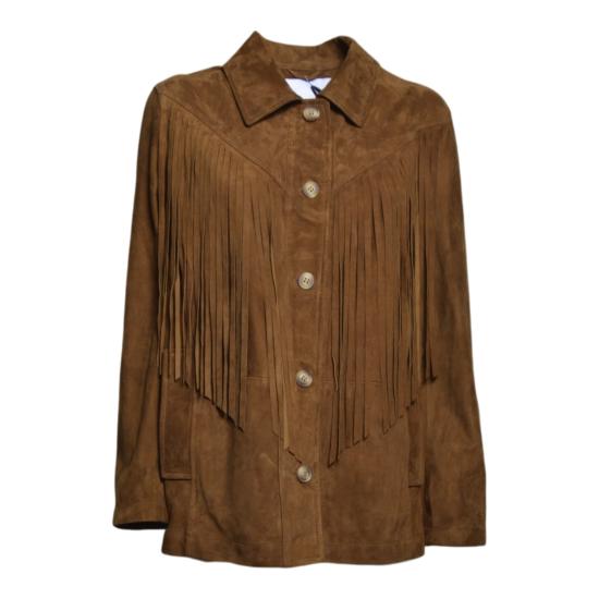 26SS BLUSOTTO 가죽 자켓 P832CAMOSCIO TABACCO Brown