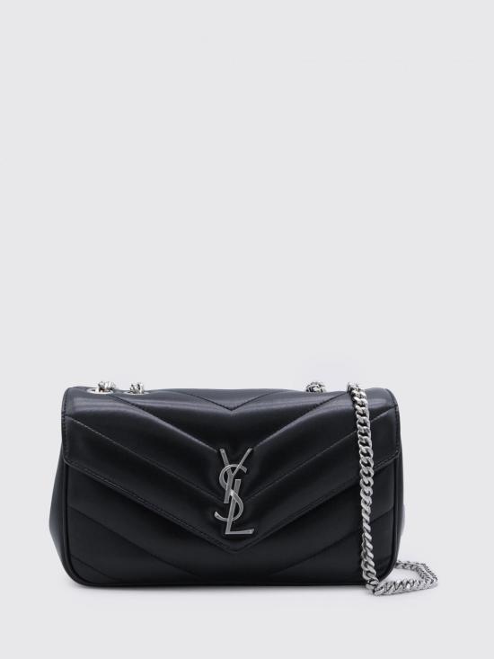 26SS 생로랑 루루 스몰 마테라쎄 램스킨 숄더백 801437AAE4Y 1000 Black